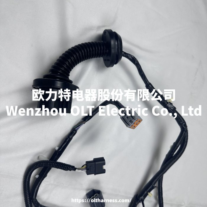 9L3Z-14630-CAA Right grip rear CREW cab door wiring harness with power supply, for 09-14 Ford F150 - Image 3