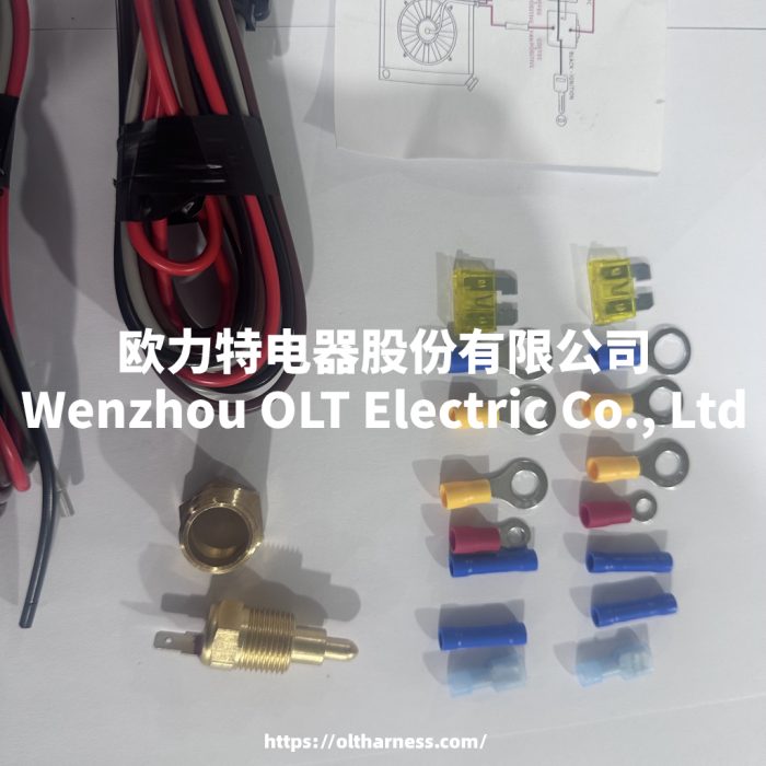 Dual Fan relay kit 185-175 ZOMOTORS Radiator electric cooling fan thermostat kit, Temperature sensor switch, 185 on, 175 off, 40 AMP Waterproof relay kit - Image 5