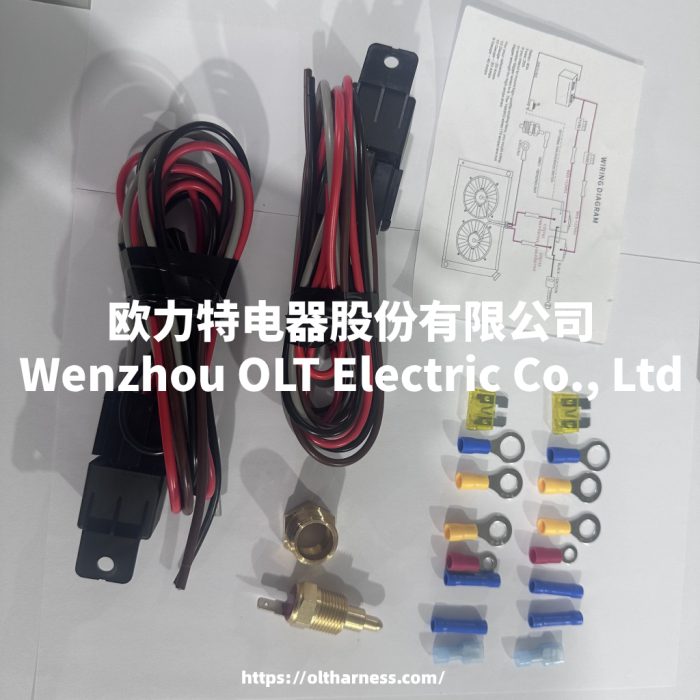双电风扇继电器套件 185-175主图 Dual Fan relay kit 185-175 ZOMOTORS Radiator electric cooling fan thermostat kit, Temperature sensor switch, 185 on, 175 off, 40 AMP Waterproof relay kit - Image 1